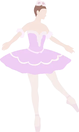 バレリーナのイラスト